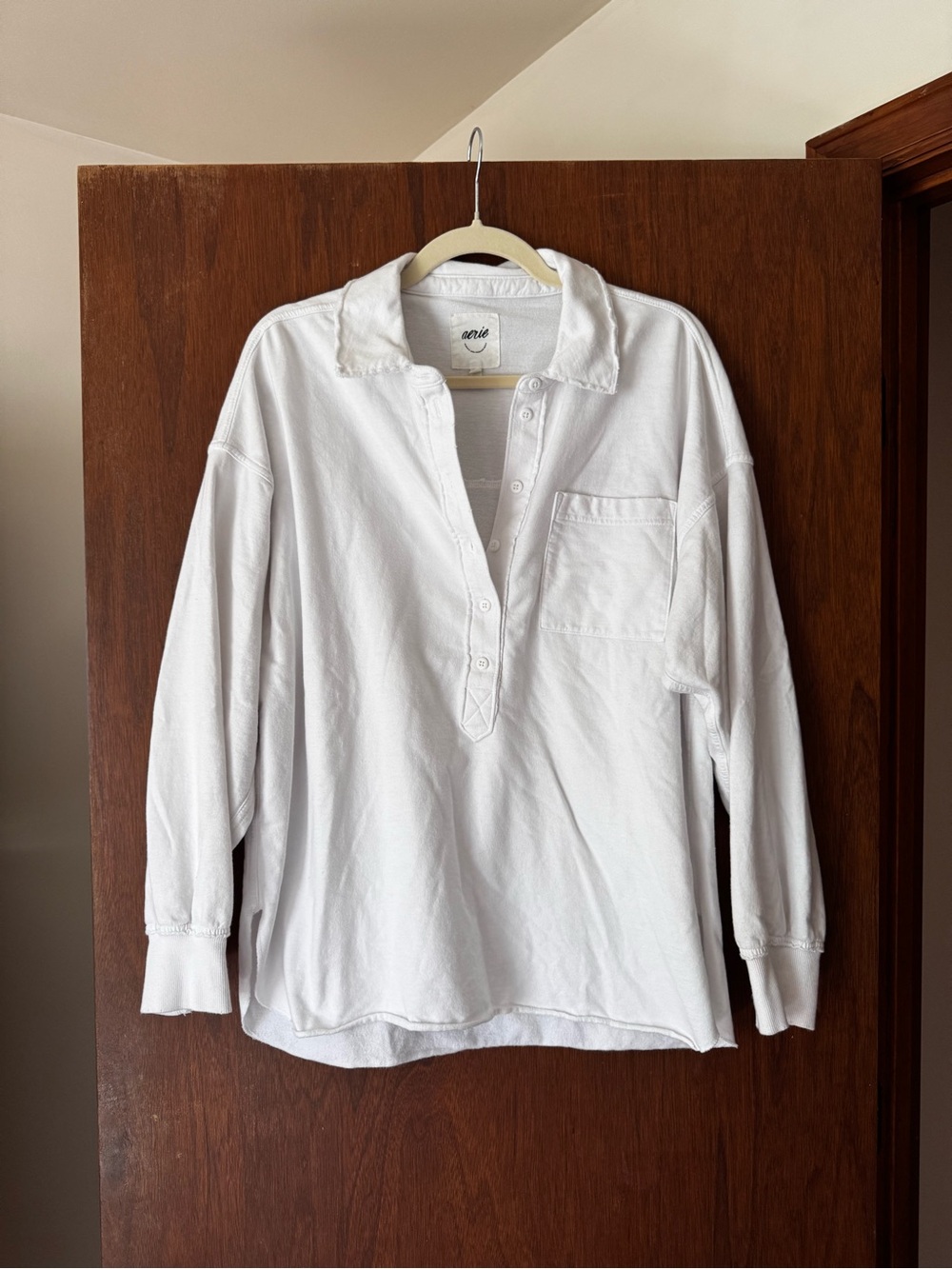 aerie white long sleeve